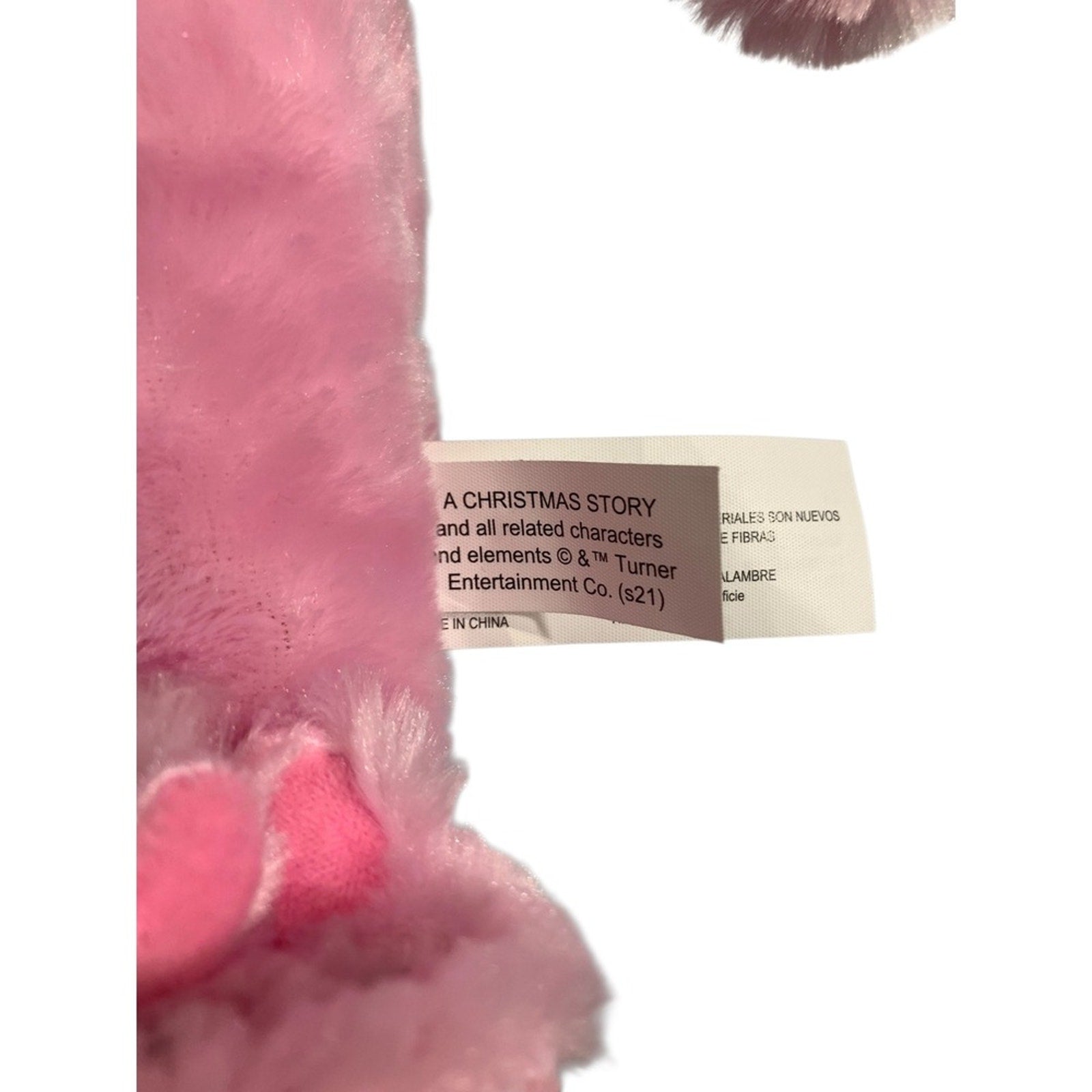 A Christmas Story Pink Bunny Suit Plush Doll Ralphie Character Toy