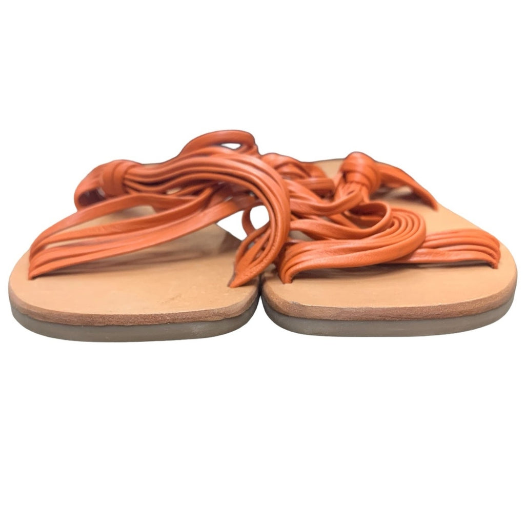 ANTHROPOLOGIE Matisse Mystic Sandals ORANGE SZ 8
