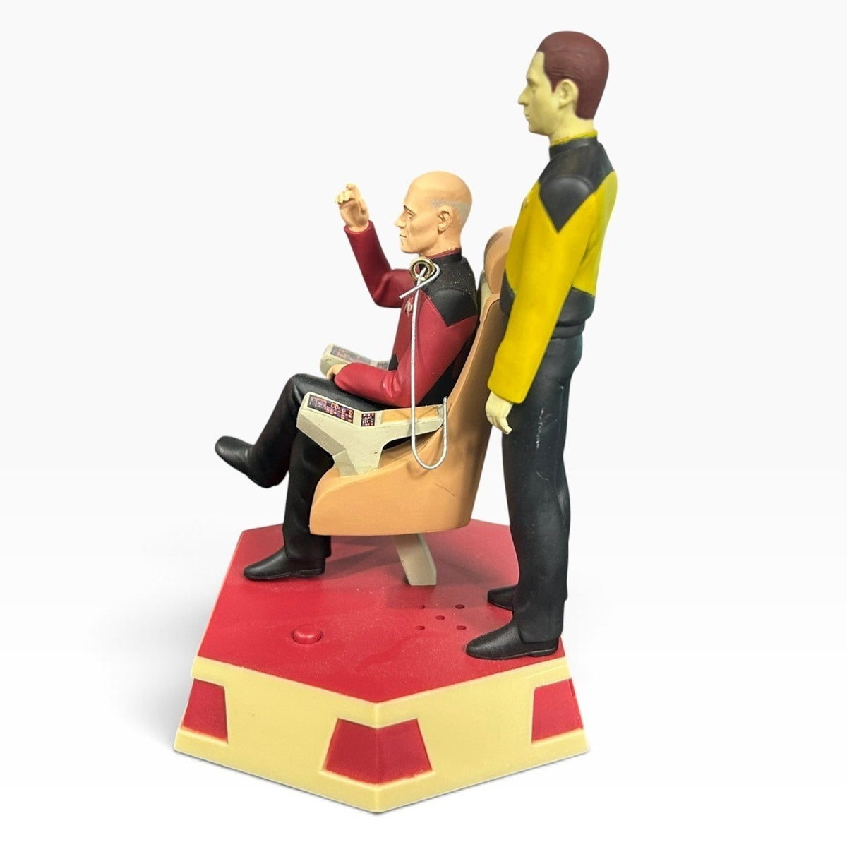 Hallmark 2017 Star Trek Picard and Data Magic Sound Keepsake Ornament QXI3402