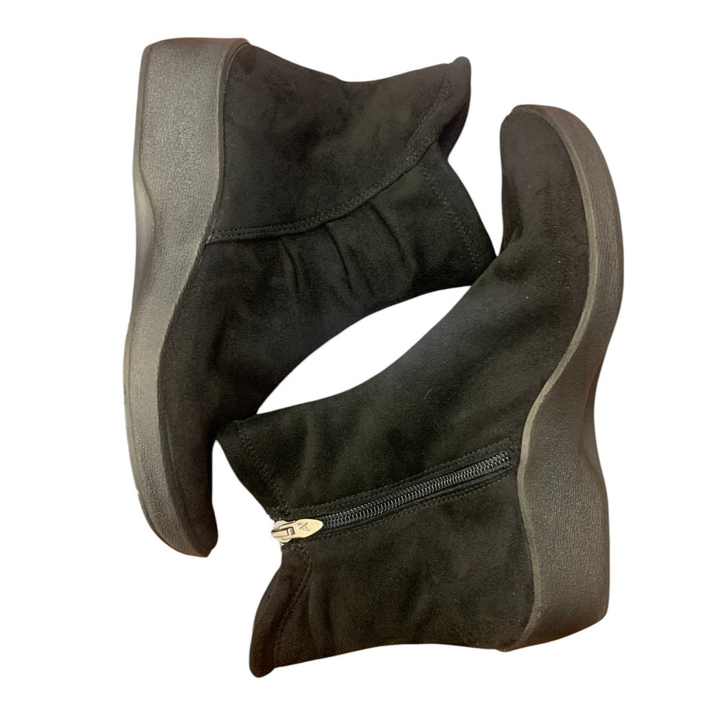 ARCOPEDICO L19 Lytech Black Vegan Leather Comfort Ankle Boots | Size 36 Women's
