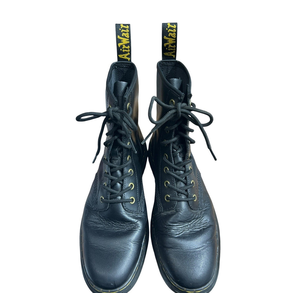 Dr. Martens 1460 Pascal Black Leather 8-Eye Lace Up Combat 10 Mens 11 Womens