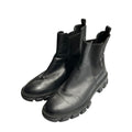 Michael Kors Ridley Lug Sole Chelsea Bootie - black leather Size 7M