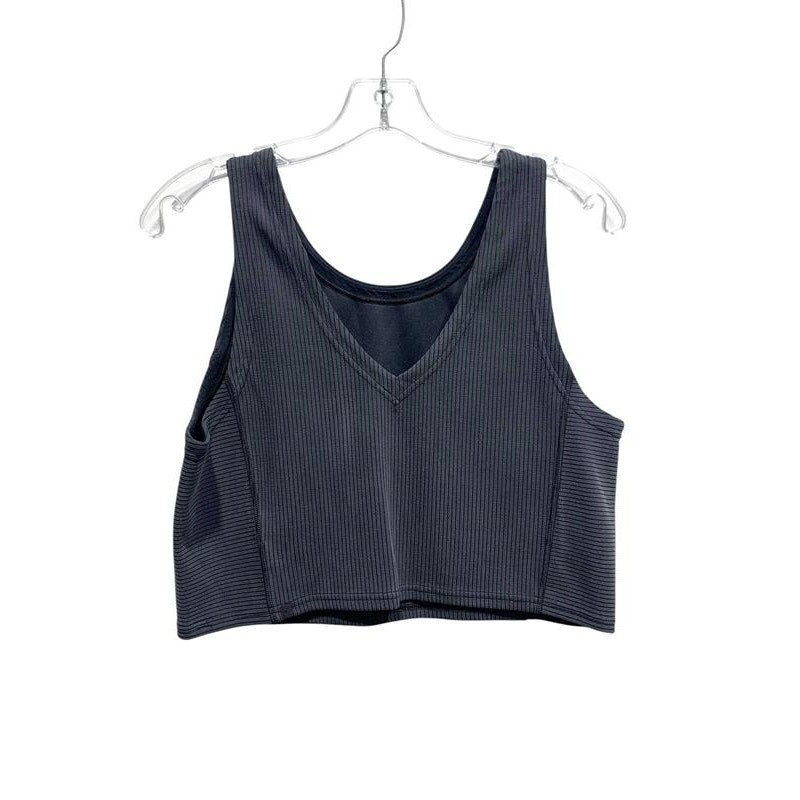 Lululemon Ribbed Softstreme Cropped Tank Top SZ 12