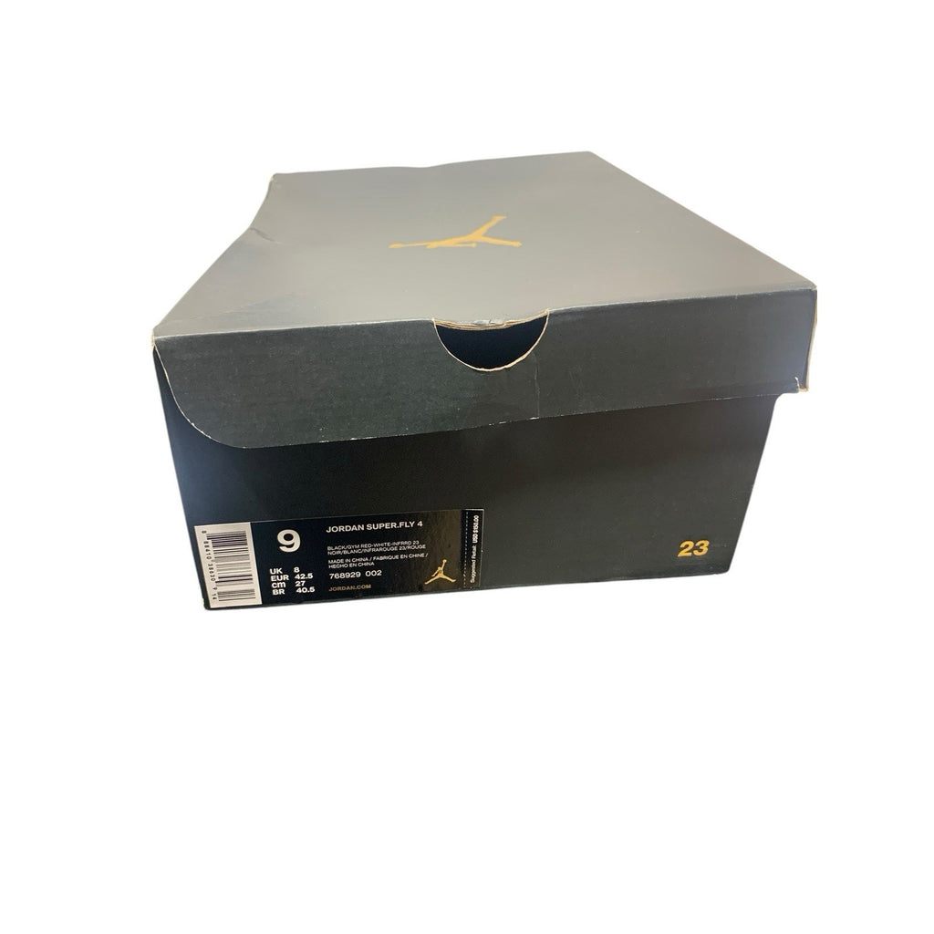NEWNike Mens Air Jordan Super Fly 4 Black Basketball Shoes Sneakers 9