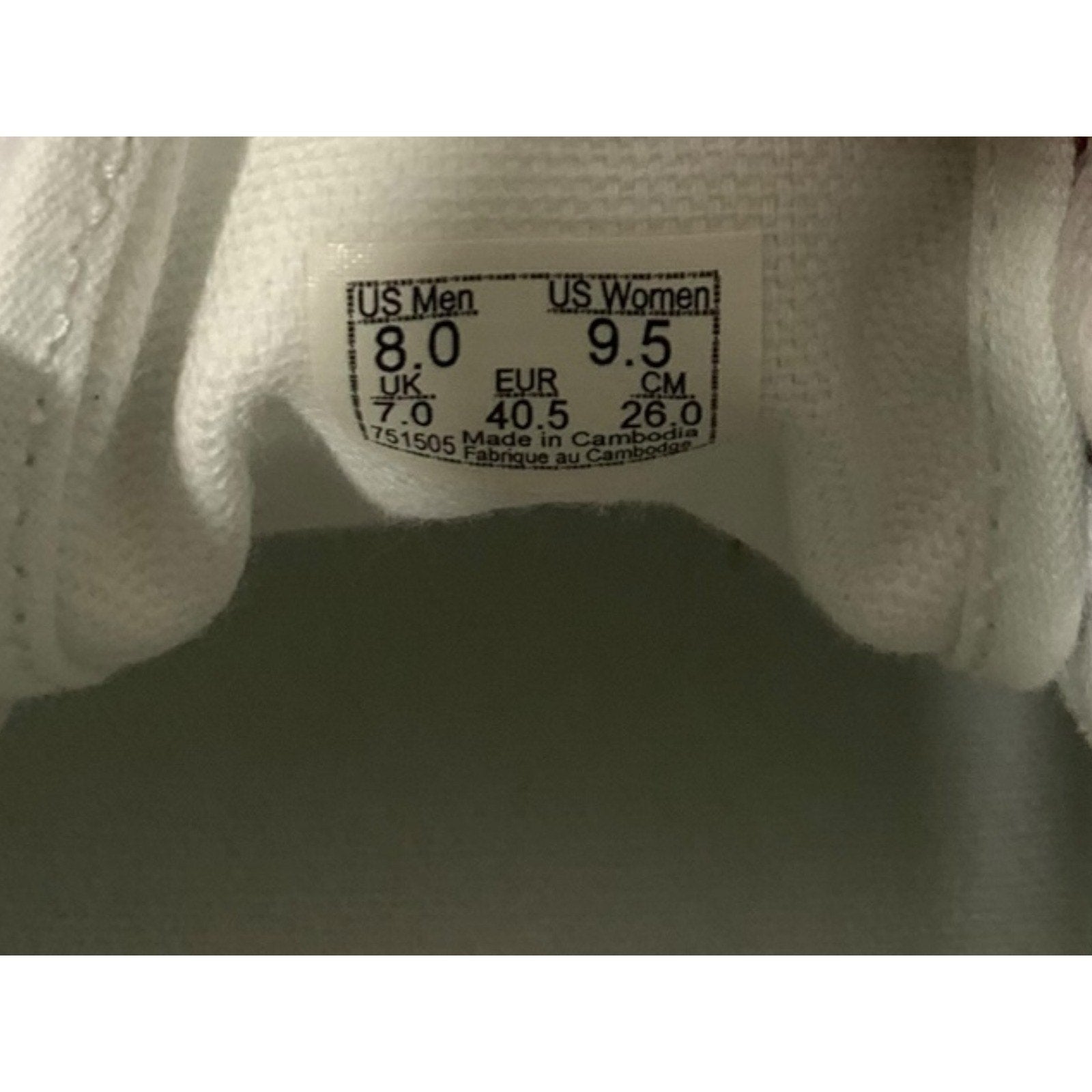 Vans Authentic True White Canvas Sneakers VN000EE3W00 Mens 8 Womens 9.5