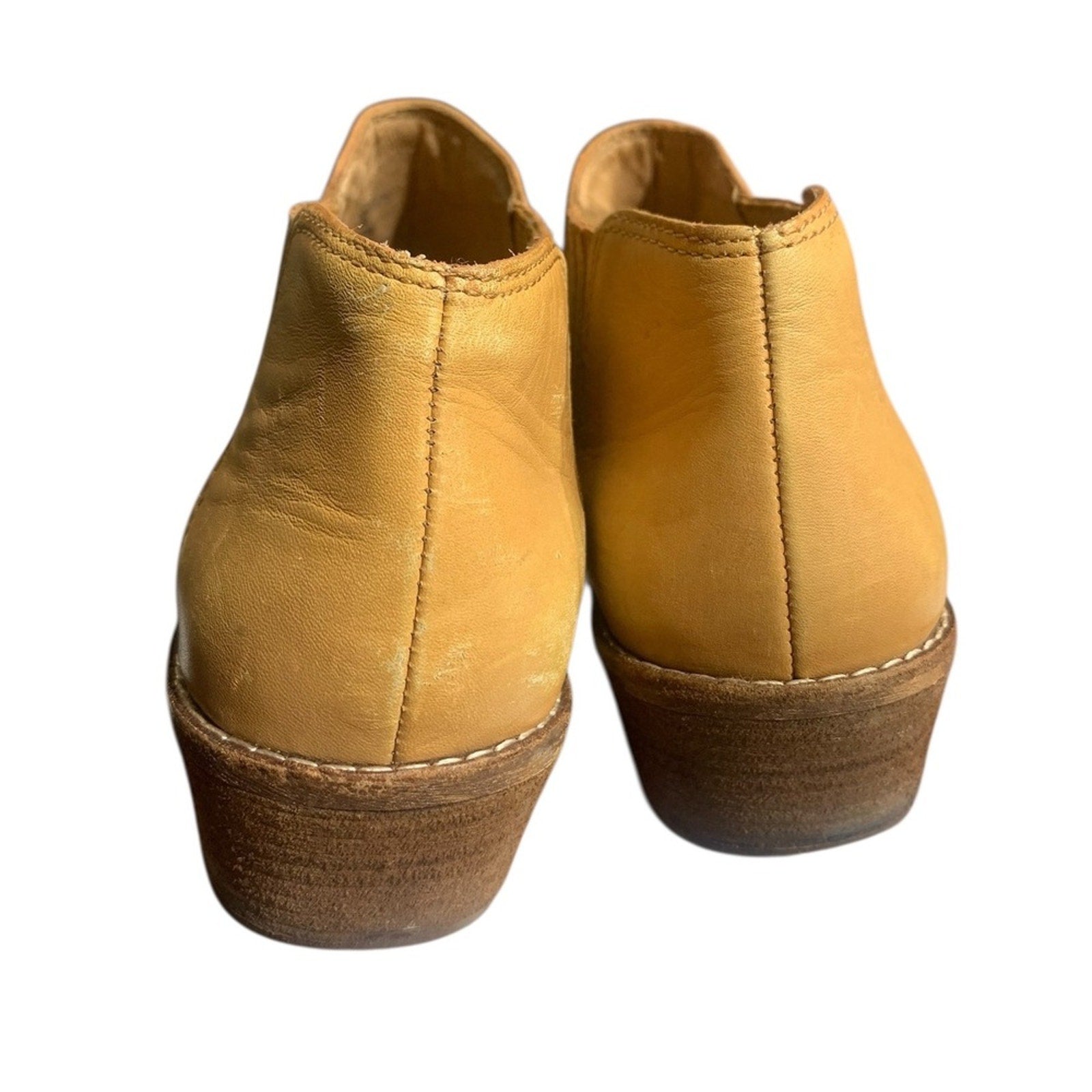 Madewell The Myles Ankle Boot Desert Camel SZ 6 bootie brown tan women cowboy