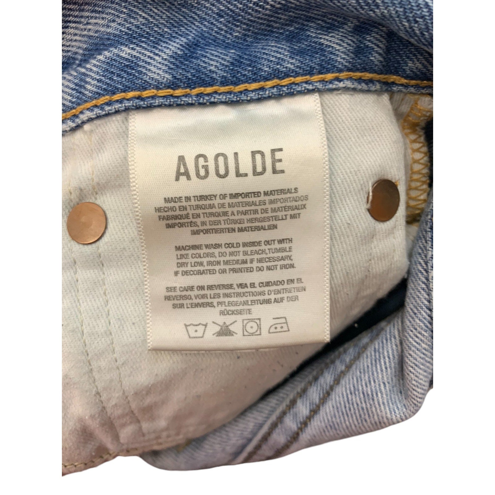 AGOLDE Parker Vintage Cut Off Short Swapmeet SZ 23