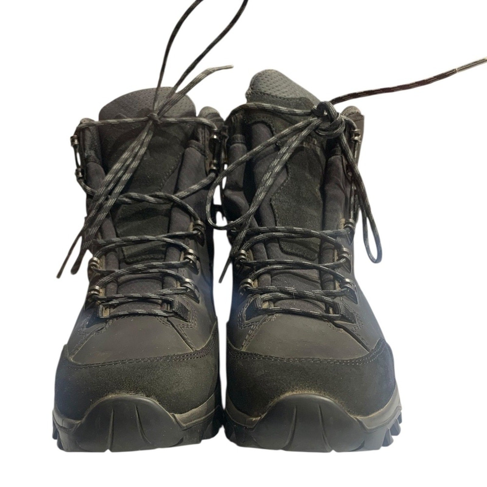 HANWAG Men's Black Leather Gore-Tex Hiking Boots Vibram Sole