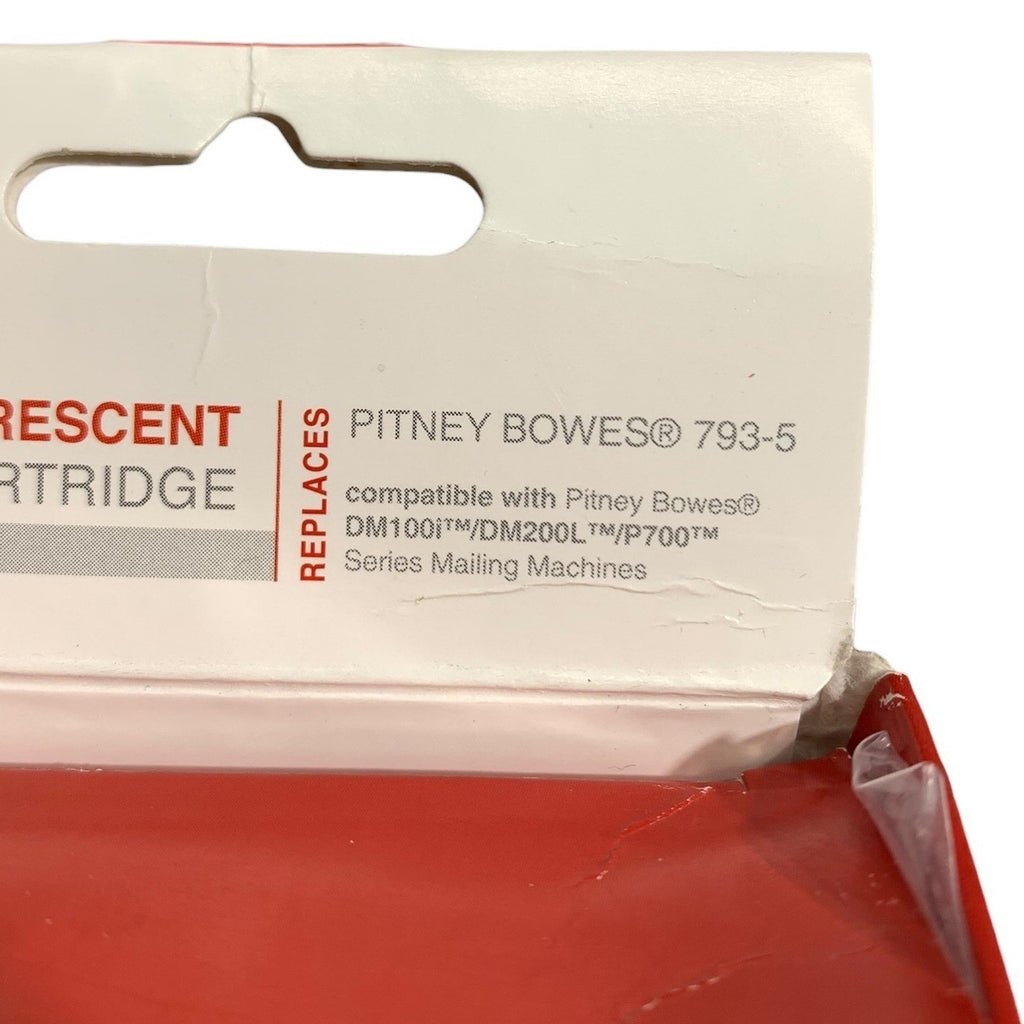 Red Fluorescent Inkjet Cartridge Replaces Pitney Bowes 793-5 DM100i DM200L P700
