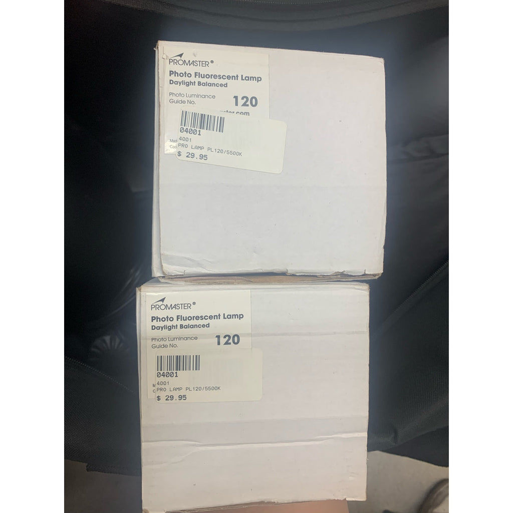 Promaster Lighting Lamps, light bulbs, tripods and bag
