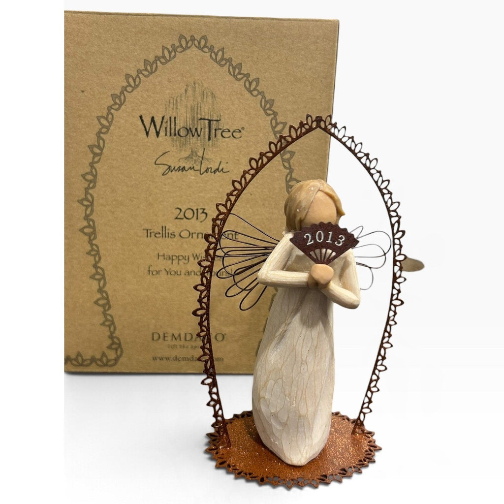 Willow Tree 2013 Trellis Ornament Susan Lordi Angel Figurine with Box 5x3