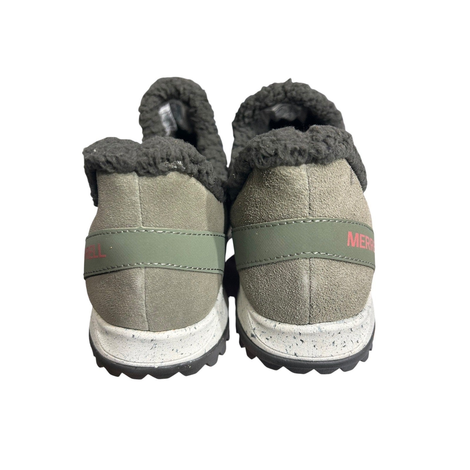 Merrell Bravada Cordwrap Womens 11 Olive Green Fleece Lined Vibram Shoes J066954