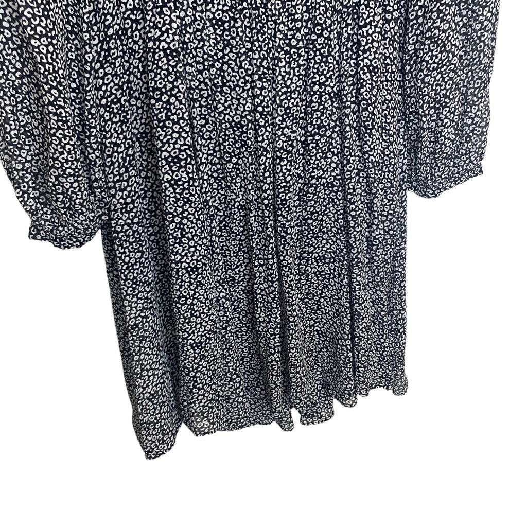 Maeve Faux Wrap Carolyn Animal Print Elastic Waist Boho Y2K