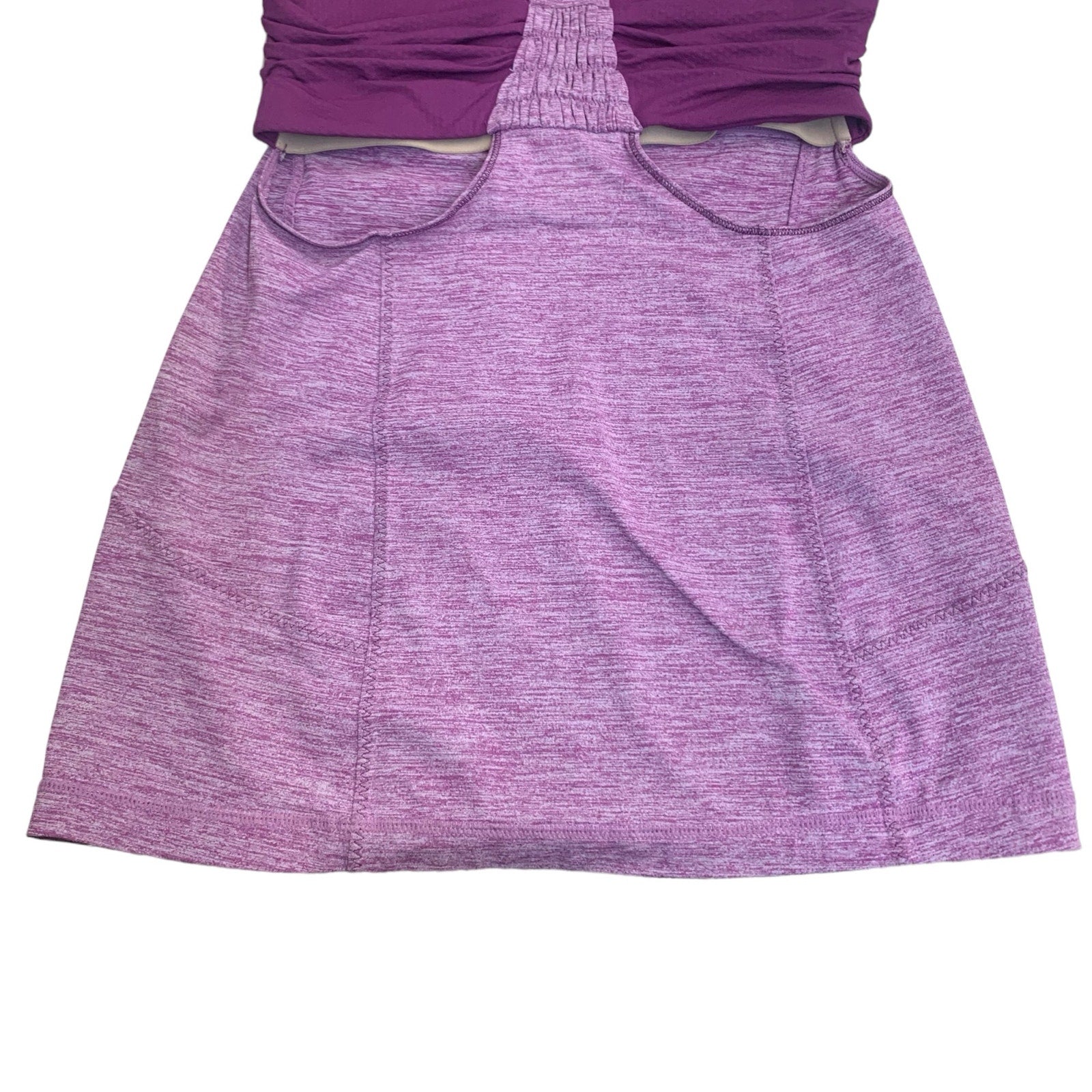 Lululemon Turbo Athletic Women's Tank Top Heathered Dewberry Purple Size 4