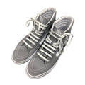 Vans Sk8-Hi High Top Sneakers Frost Grey White Canvas Skate Shoes Mens 12