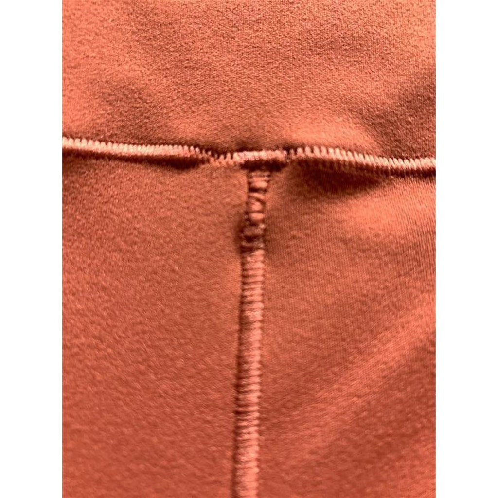 Soma 24/7 High Waist Leggings Terracotta Rust Orange Side Pockets Size M 804381