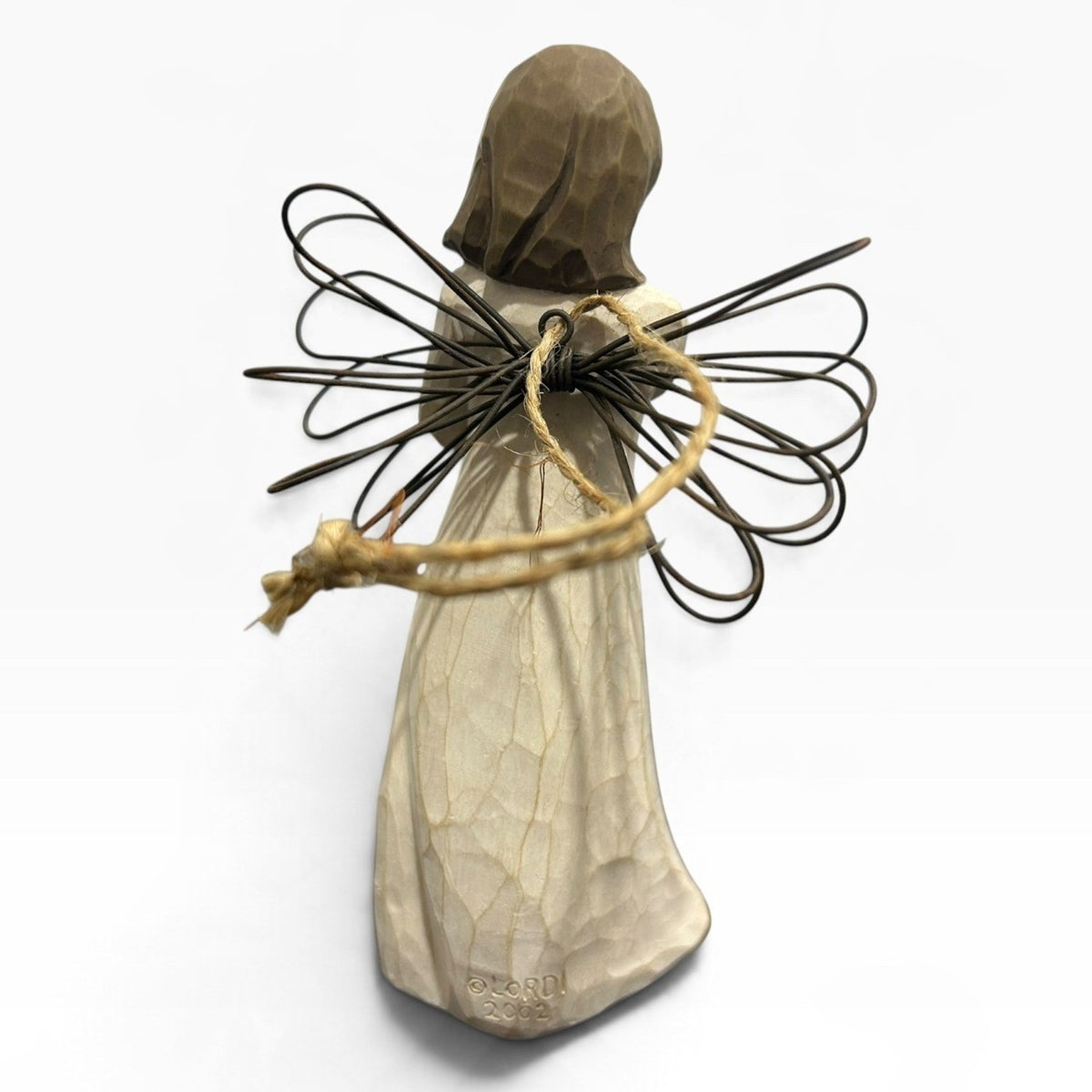 Willow Tree Angel of the Garden Ornament Susan Lordi Demdaco Shovel 2002 Box