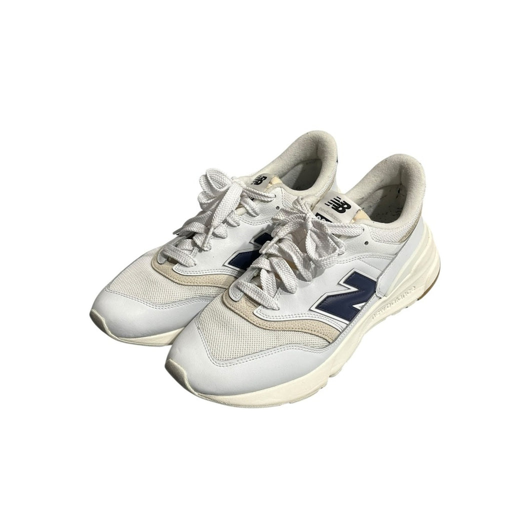 New Balance 997R Women's White Navy Beige Casual Lifestyle Sneakers Shoes 11