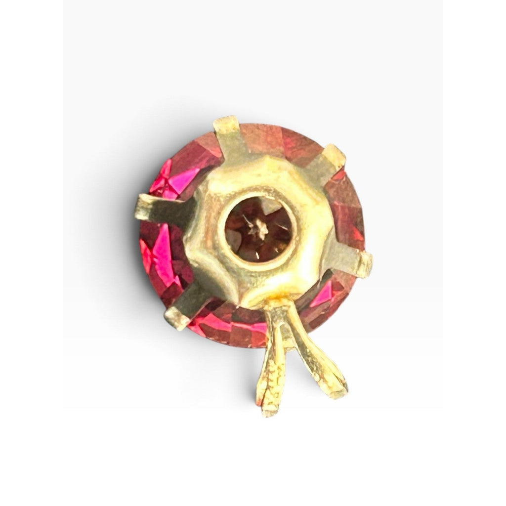14K Yellow Gold Gemstones Solitaire Pendant 6-Prong Basket Quiet Luxury Wearable