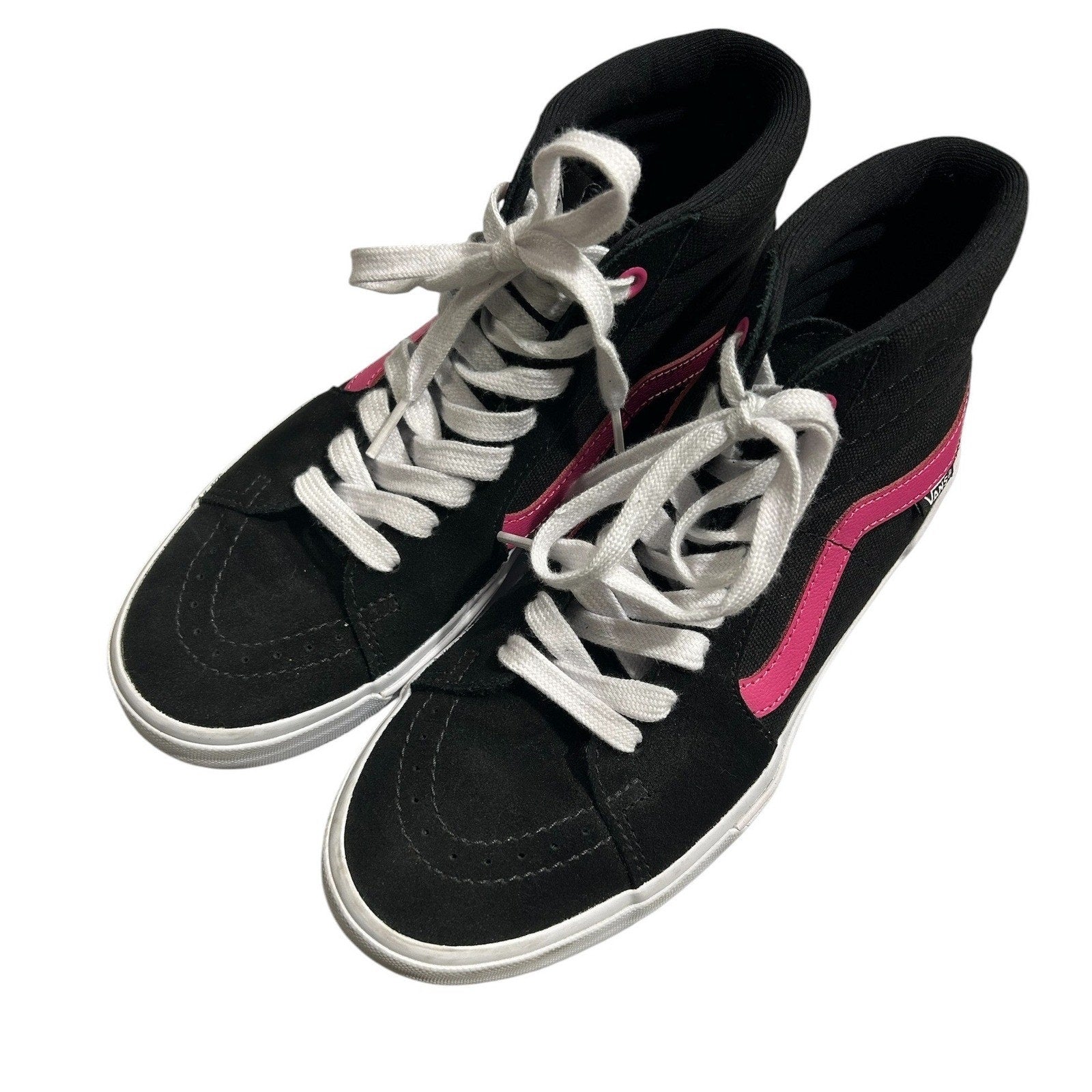 Vans Sk8-Hi BMX Black Pink High Top Sneakers Mens 6.5 Womens 8 emo skater casual