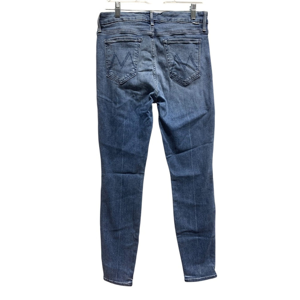MOTHER Jeans THE LOOKER ANKLE Blue Denim Women's Size 28