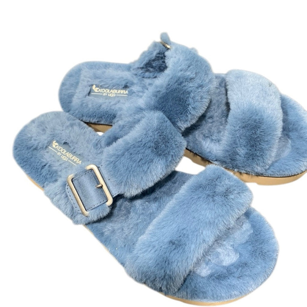 Koolaburra Blue Slippers Cozy Comfort SZ 9