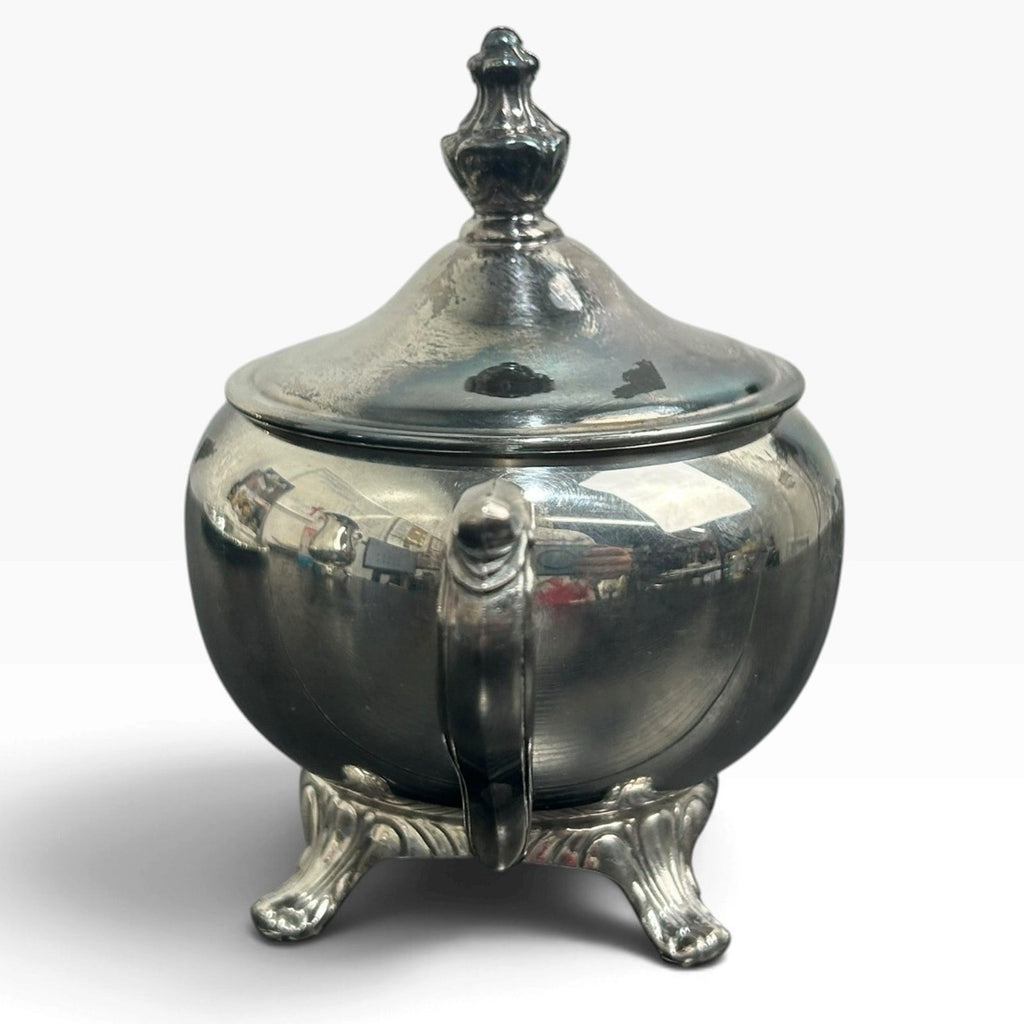 Wm Rogers Silver Plate High-end Service Set Pitcher Sugar Bowl Tray Victorian