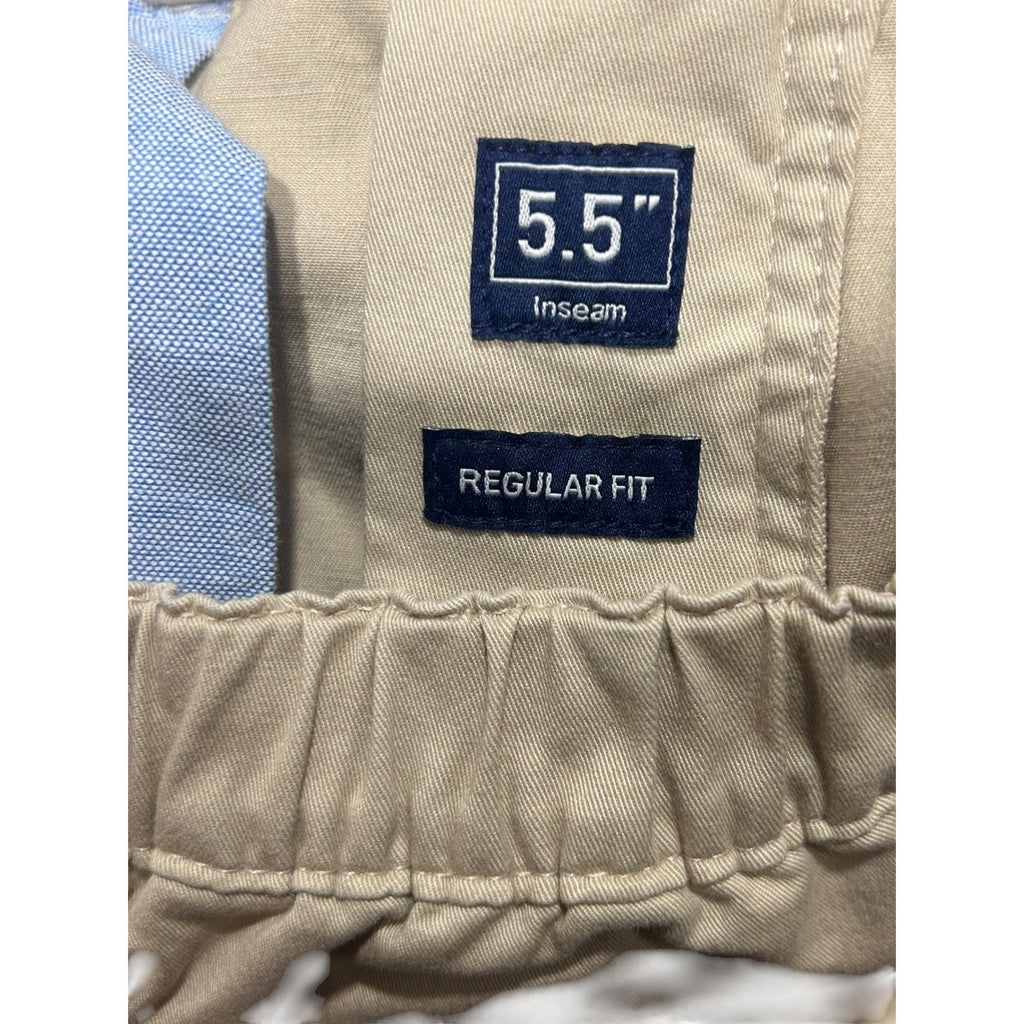 Chubbies Mens Everywear Shorts Khaki Tan Stretch Cotton 5.5 Inseam Size Large