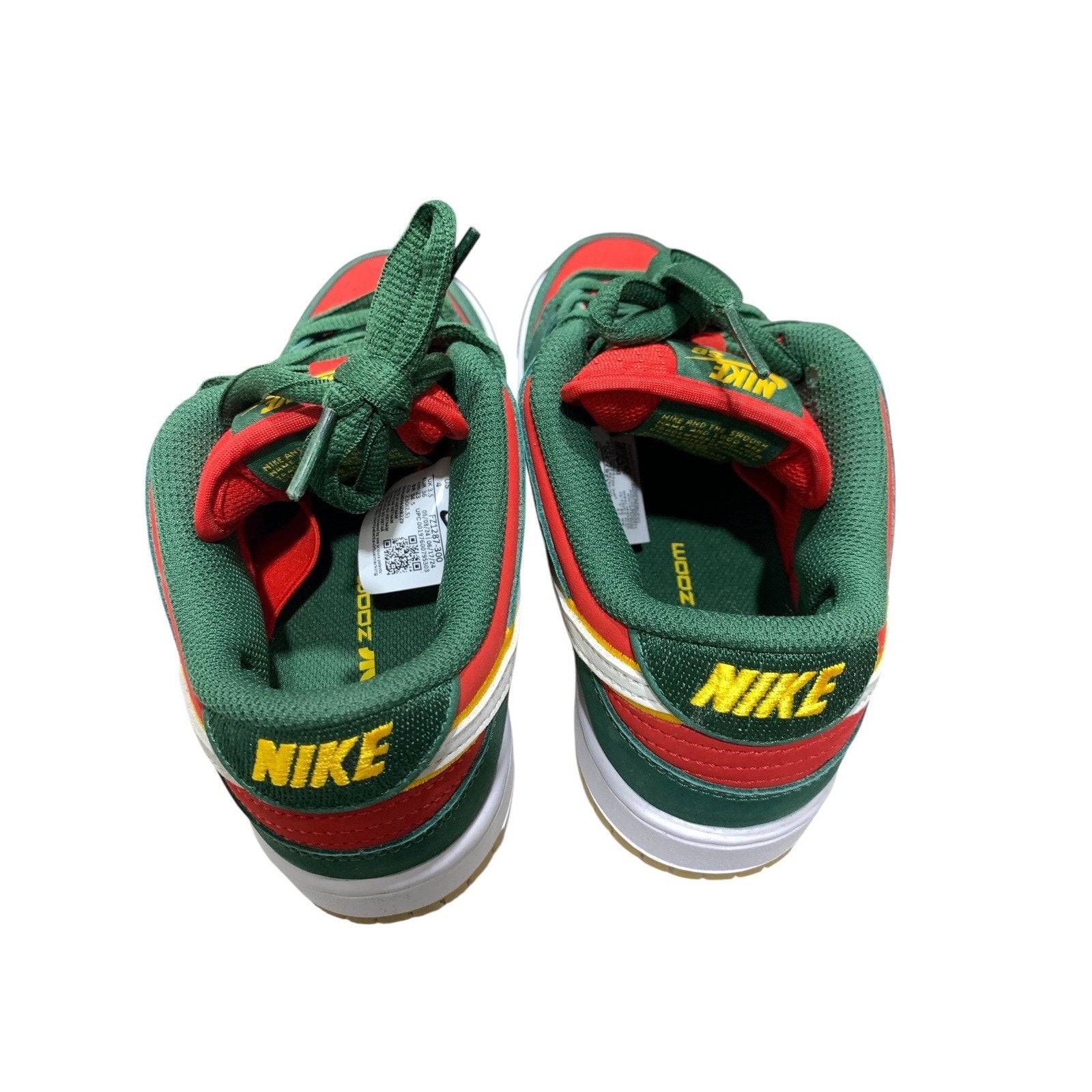 Nike SB Dunk Low Pro PRM Fir White University Gold FZ1287-300 Mens 4 Womens 5.5