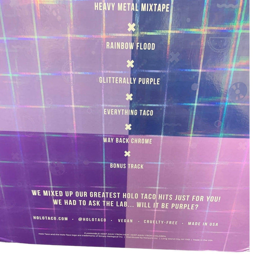 HOLO TACO Limited Edition 2021 Holo Taco Remix Collection Complete with Polishes