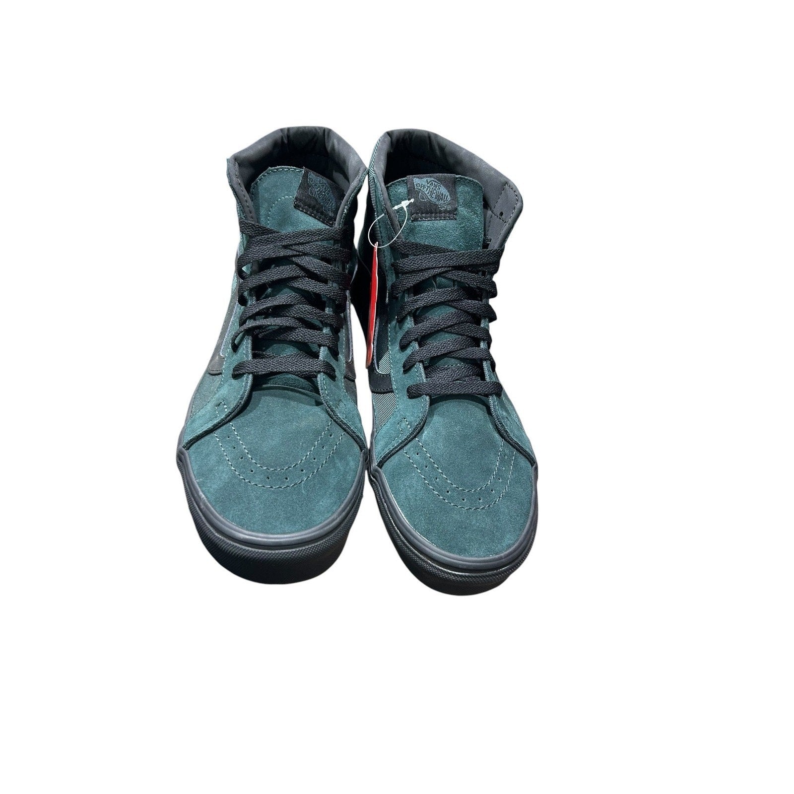 Vans Sk8-Hi Mens 12 Dark Green Black Suede High Top Skate Shoes NEW backtoschool