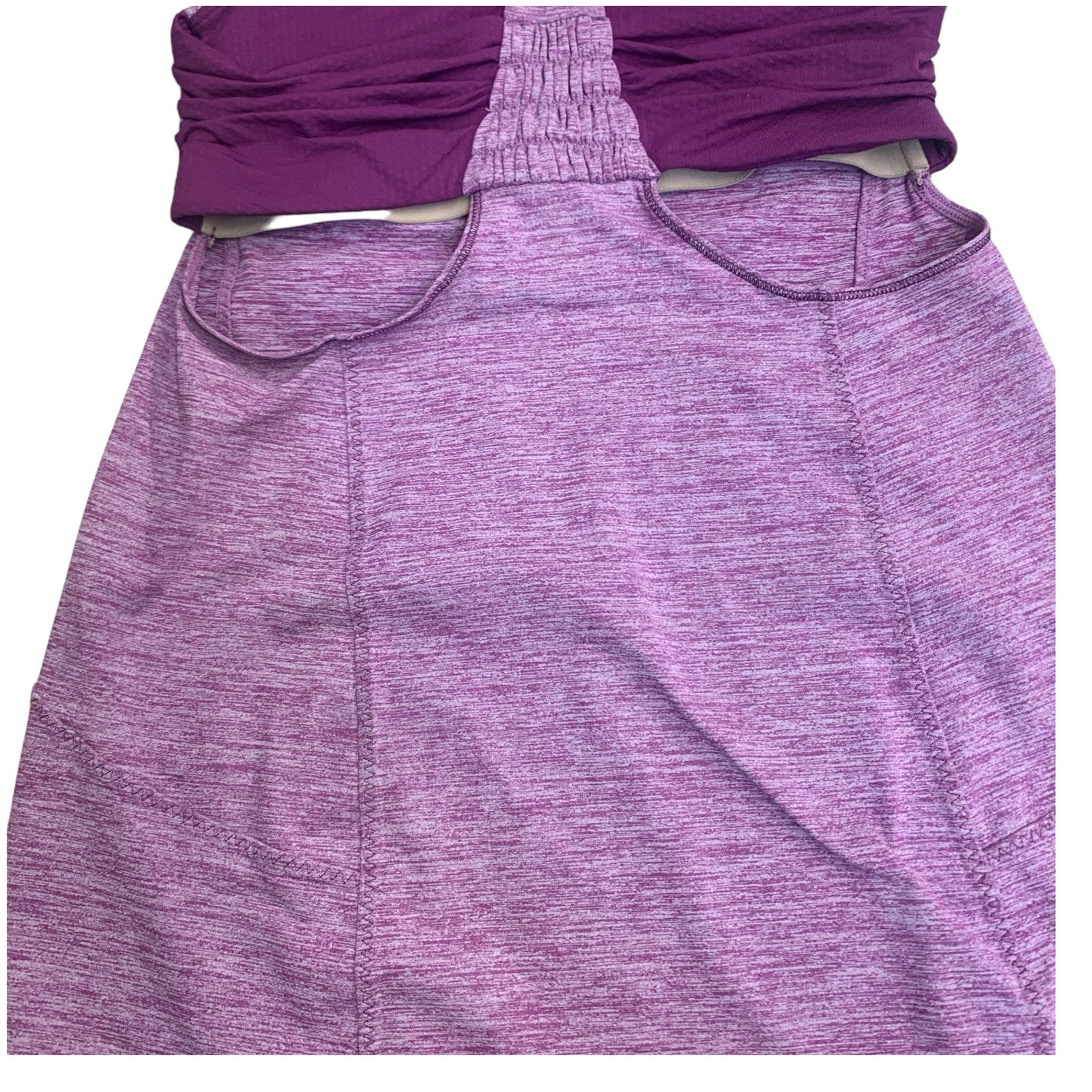 Lululemon Turbo Athletic Women's Tank Top Heathered Dewberry Purple Size 4