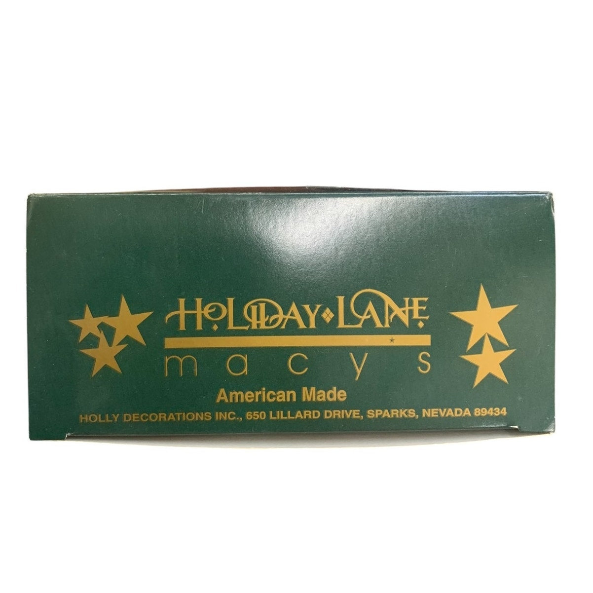 VTG Holiday Lane Macy's Ivory Glass Ornaments 2 5/8 Diameter