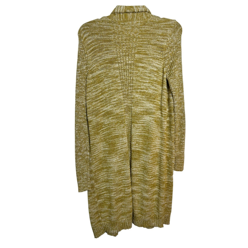 Anthropologie Marled Abigail Duster Cardigan Mustard Yellow S