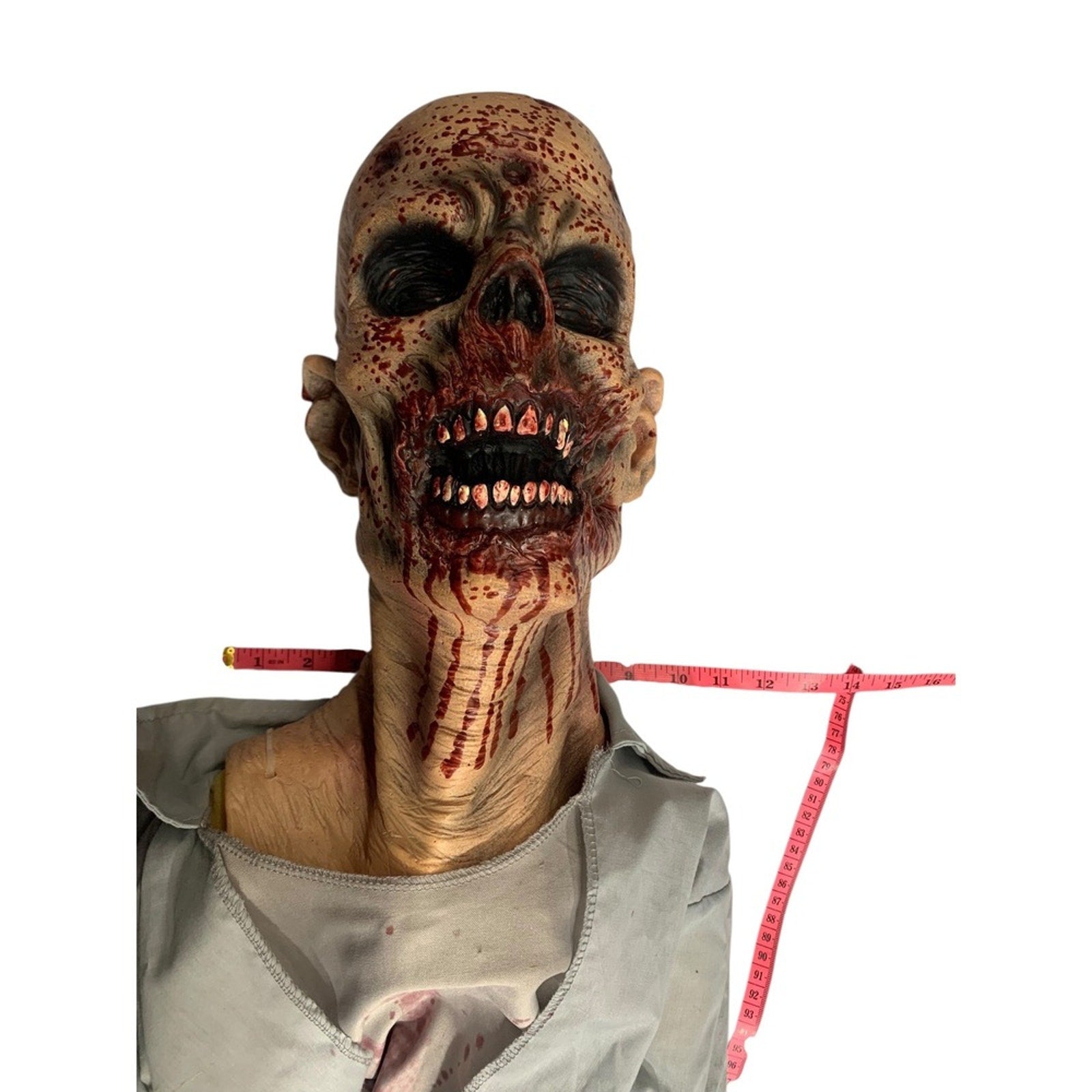 Creepy Zombie Prop Halloween Horror Scary Latex Mask Spooky Grim Reaper