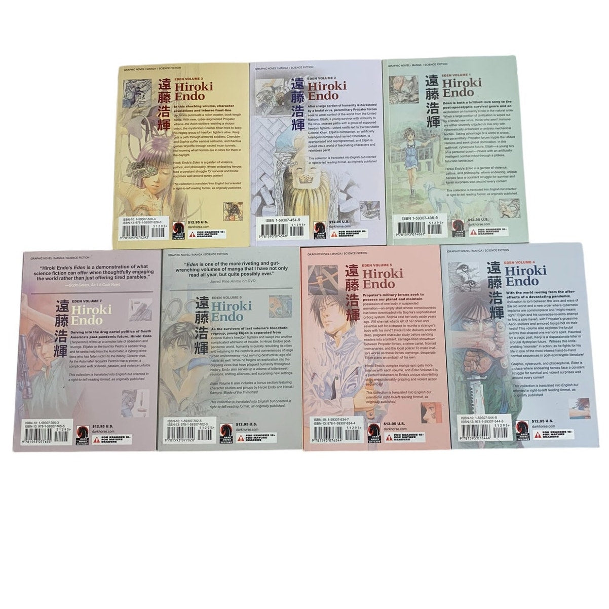 Eden Its an Endless World! Manga English Vol. 1-7 Hiroki Endo