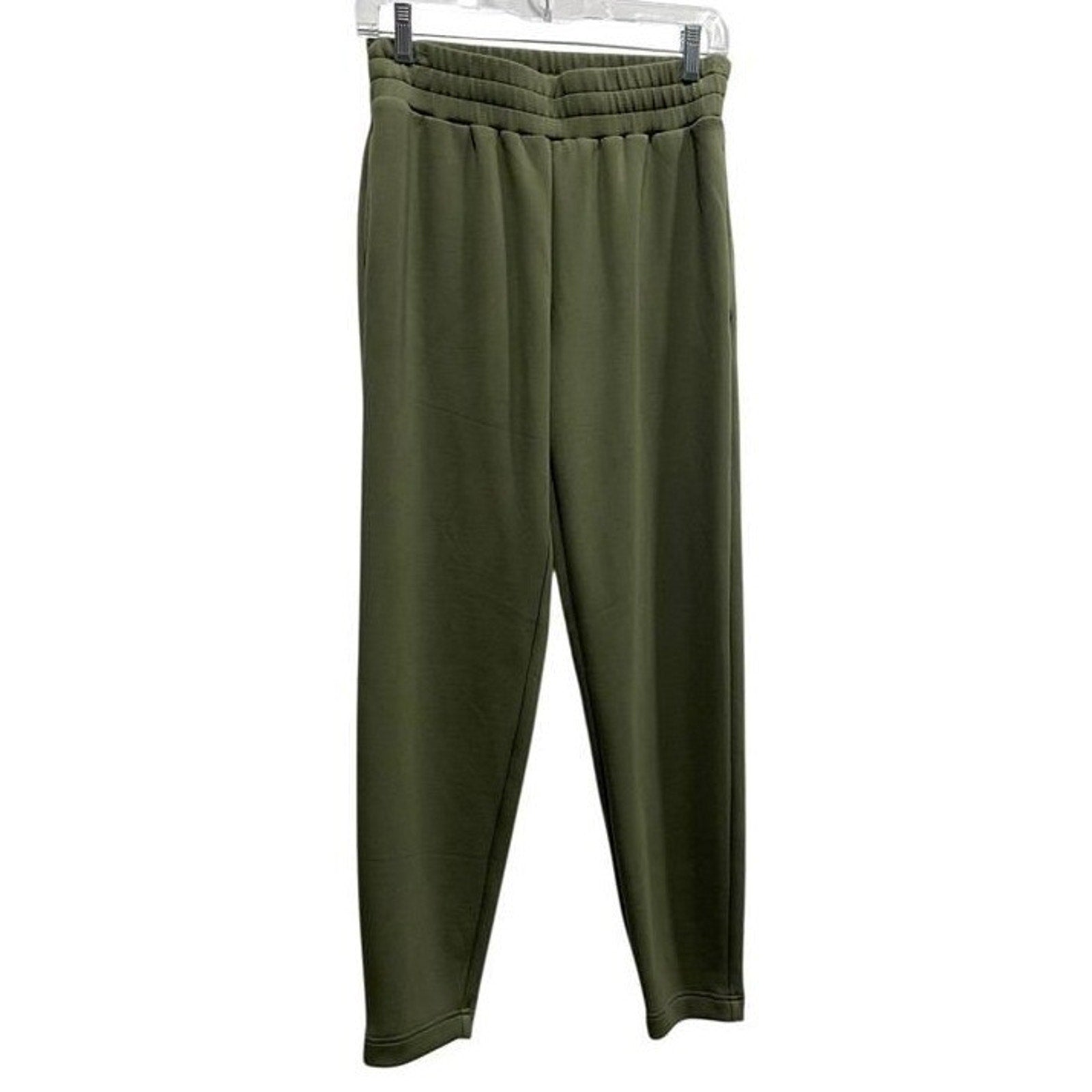 Varley DoubleSoft Varley Slim Pant 25" Olive Green High Rise Sweatpants Small
