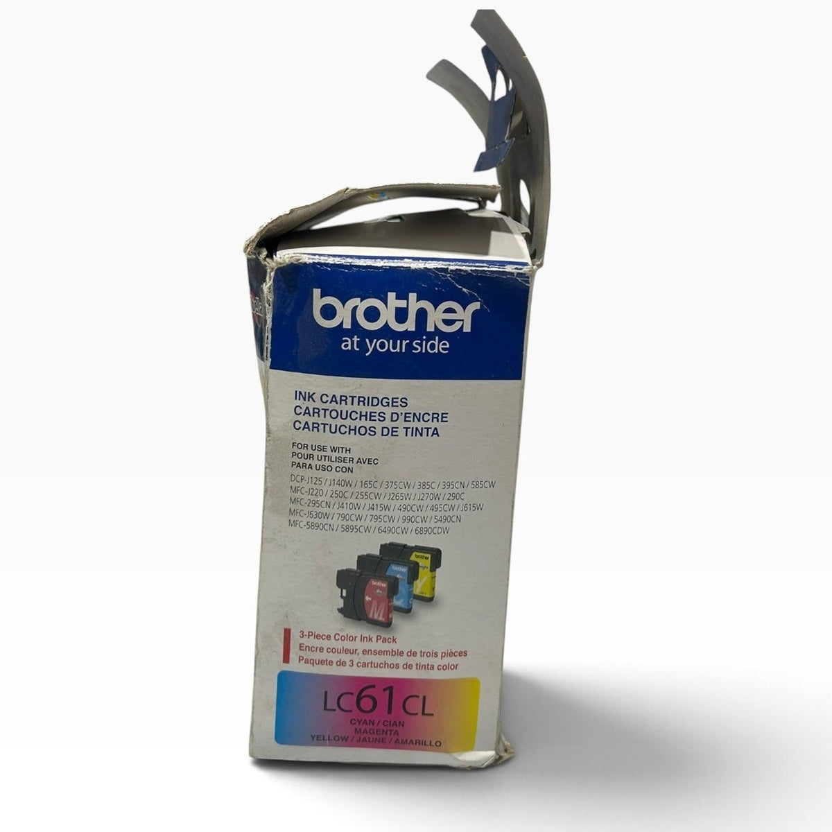 Brother LC61CL Innobella Color Ink Cartridges 3-Pack Cyan Magenta Yellow LC613PK