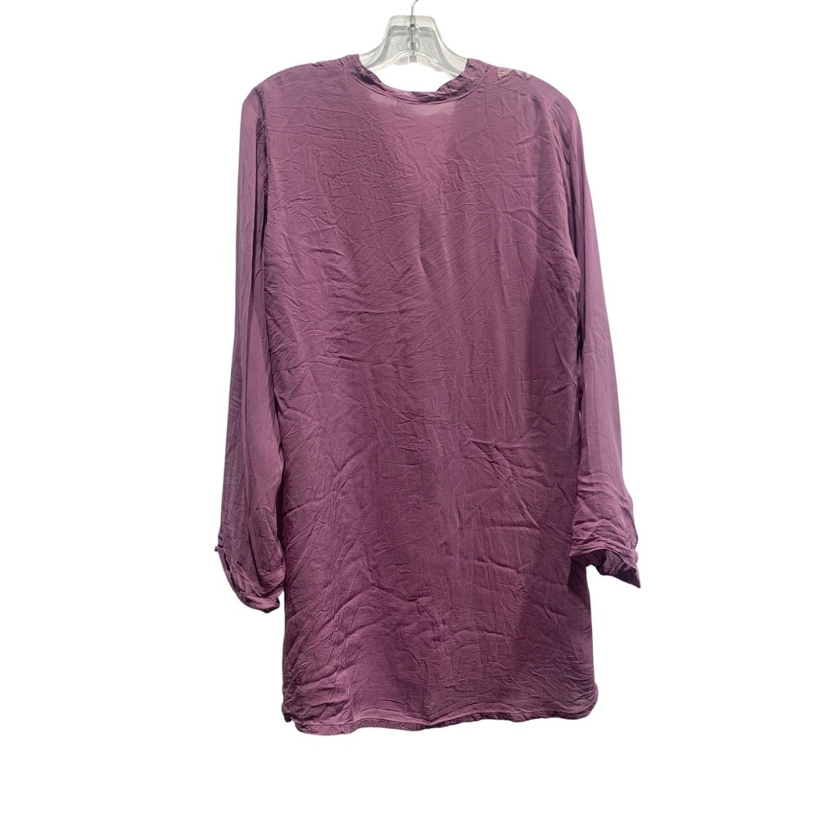 Johnny Was Embroidered Tunic Top S Small Floral Bohemian Blouse Pullover