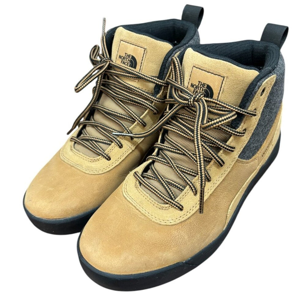 The North Face Men's Larimer Mid Waterproof Shoes Tan SZ 7.5