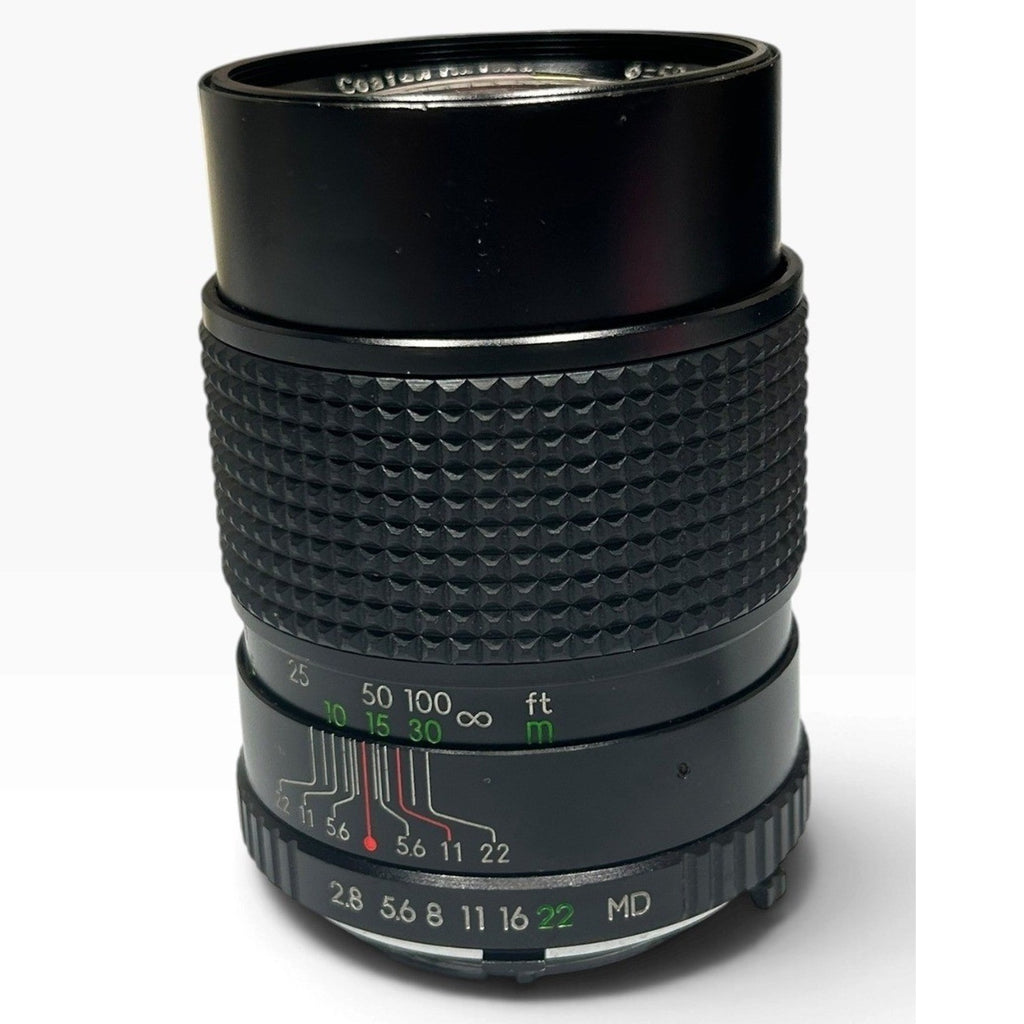 JCPenney 135mm f2.8 Coated Optics Telephoto Lens Minolta MD Mount 52mm Filter