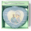 Precious Moments Brighten-Ups Porcelain Heart Christmas Ornament 1997 Enesco