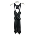 Rag and Bone Draped Mesh Strap Grey and Black Dress Women Size 6