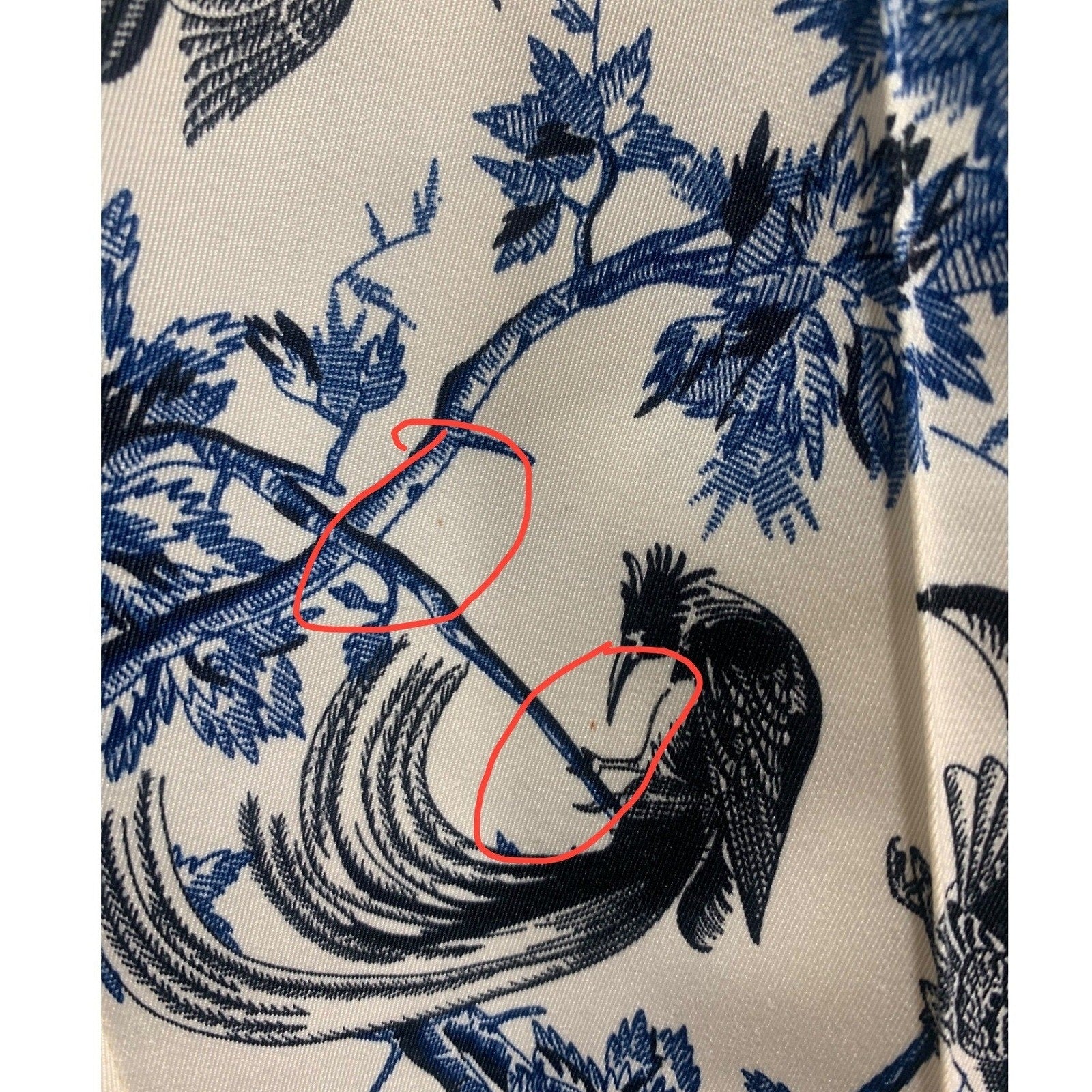Scotch & Soda Maison Scotch Blue Floral Bird Print Jogger Trousers Size M