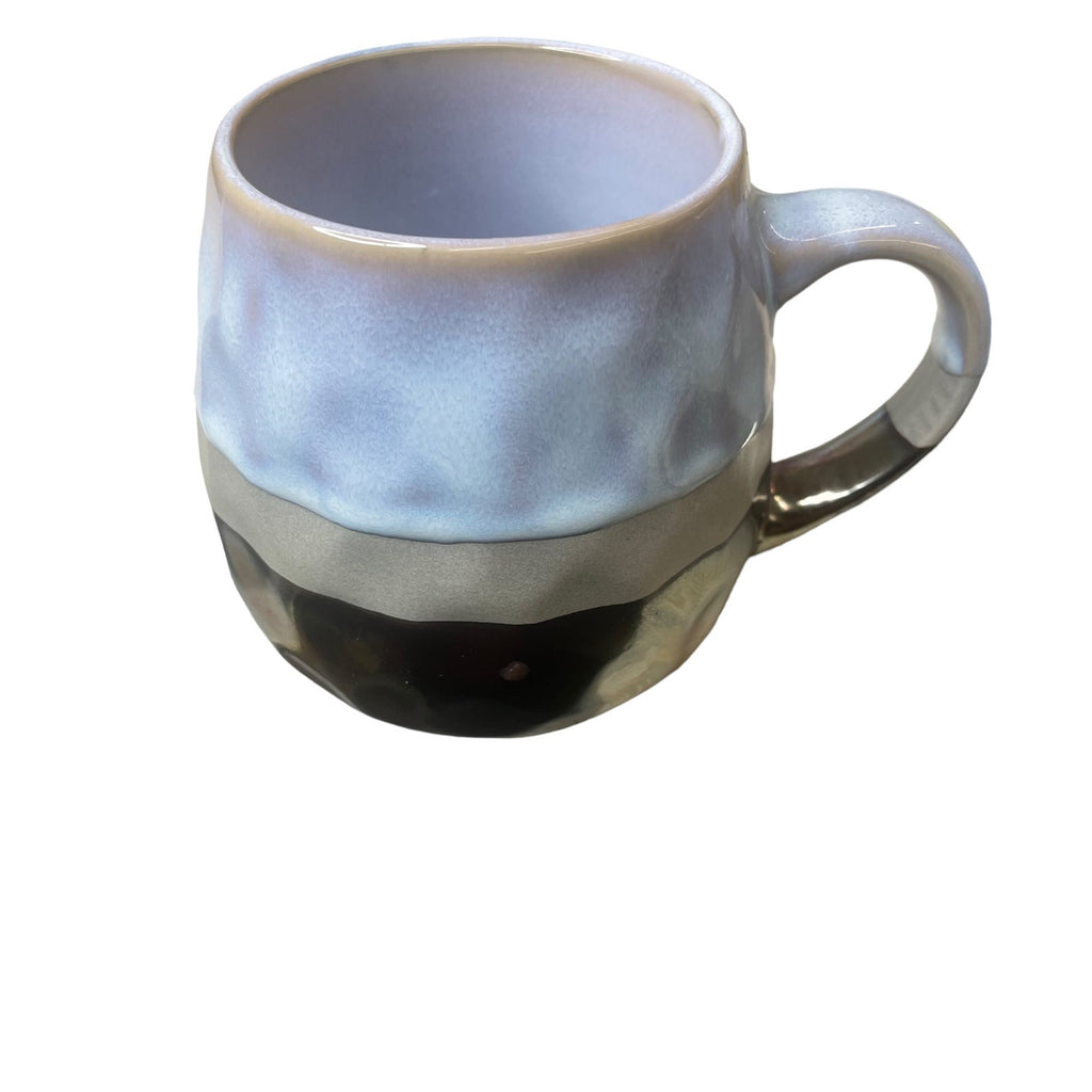 ROSHER Stoneware Mug Metallic Artisan Drip Glaze