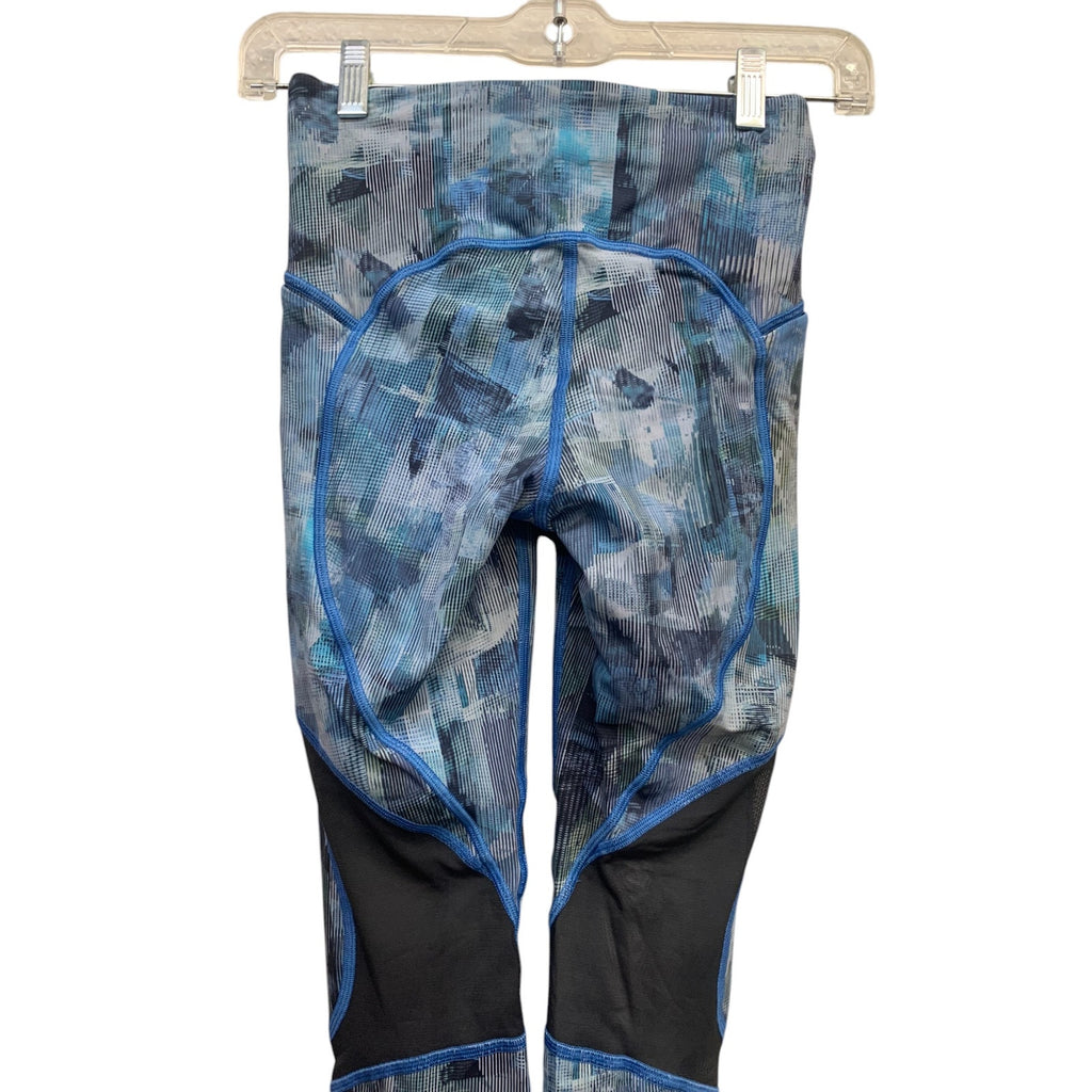 Lululemon On Pace Crop *21" Sun Dazed Multi Blue SZ 2