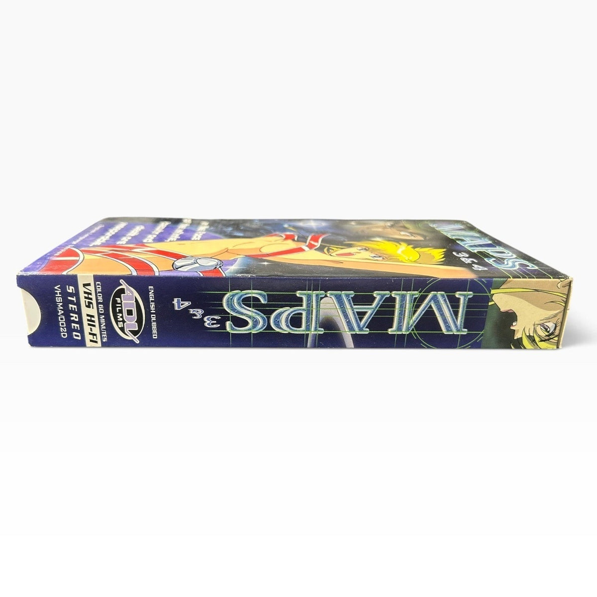Maps 1 & 2 VHS Anime Sci-Fi ADV Films English Dubbed White Tape 1998 Collectible