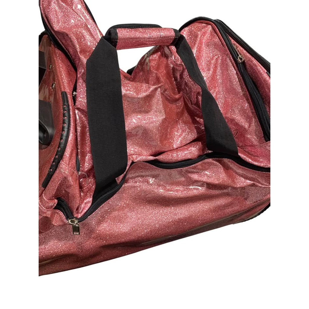 ✨ Sparkly Pink Duffle Bag – $80 ✨ luggage