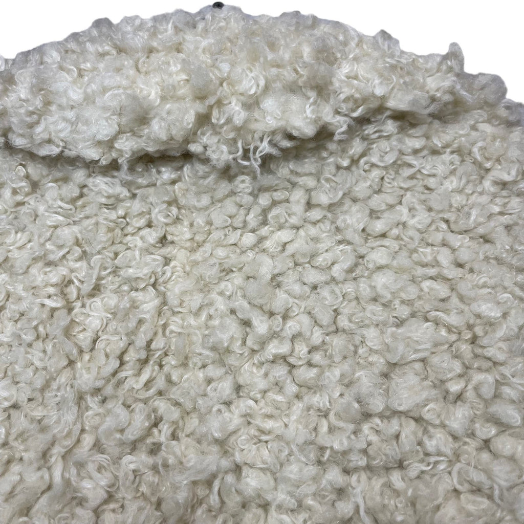 Free People Shaggy Faux Sherpa Moto Cropped Jacket SZ S