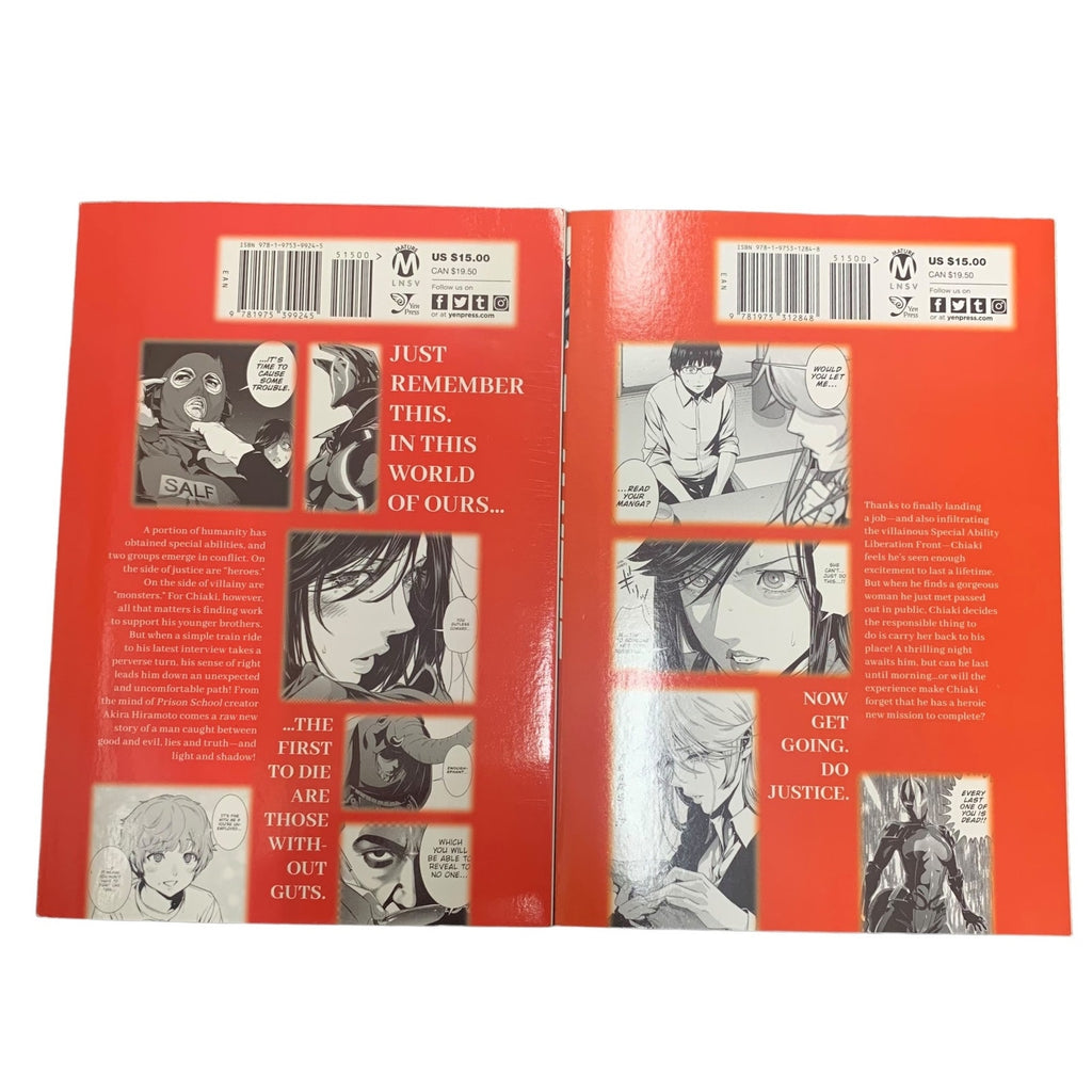 Raw Hero Vol. 1-2 Manga Akira Hiramoto English Yen Press